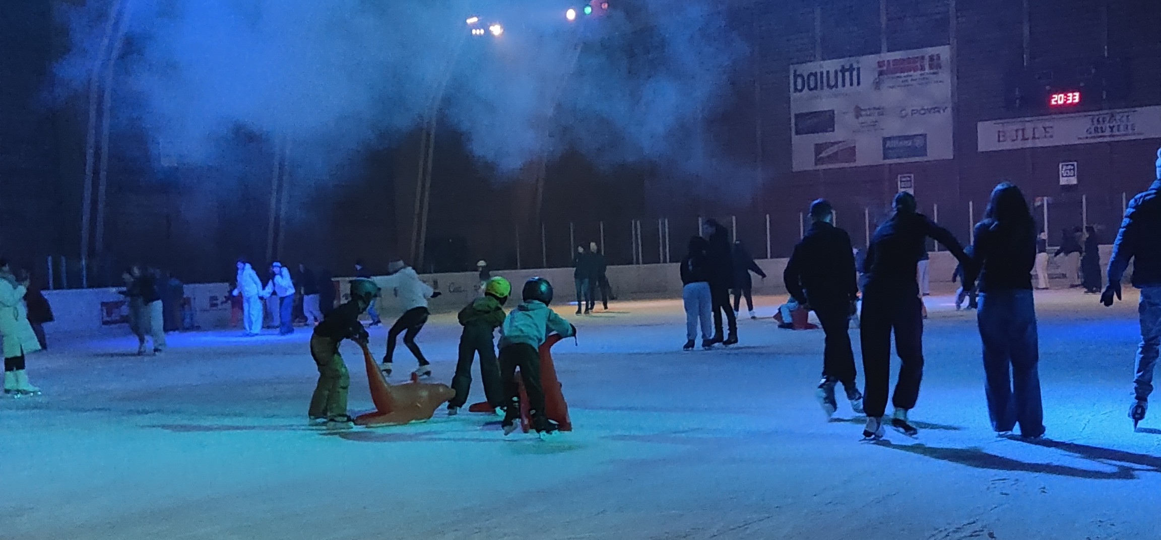 Disco sur glace à Charmey