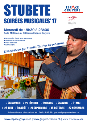 Soirées musicales « Stubeta » à Espace Gruyère